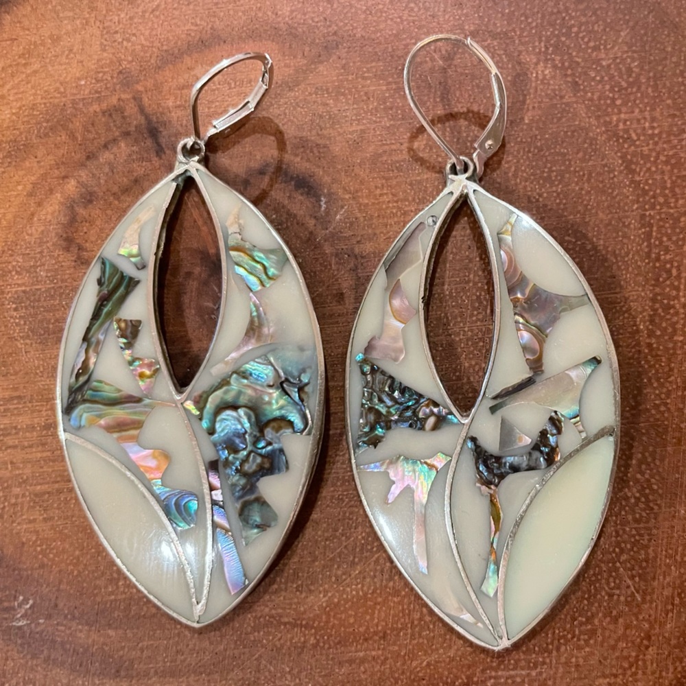 Vintage Mexican Sterling Earrings